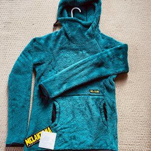 Melanzana High Loft Hoodie - M - Green + 2 stickers